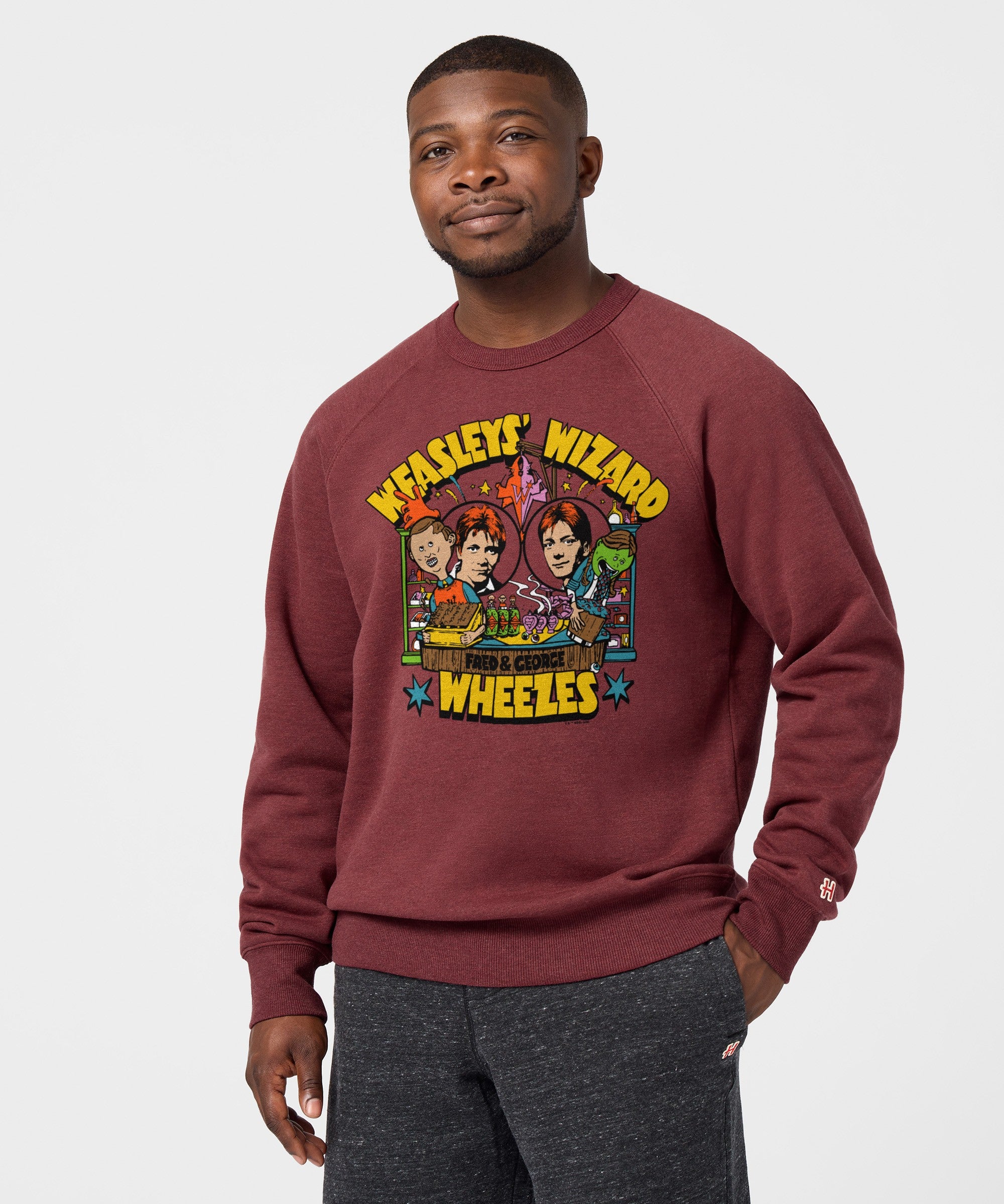 fred and george weasley crewneck