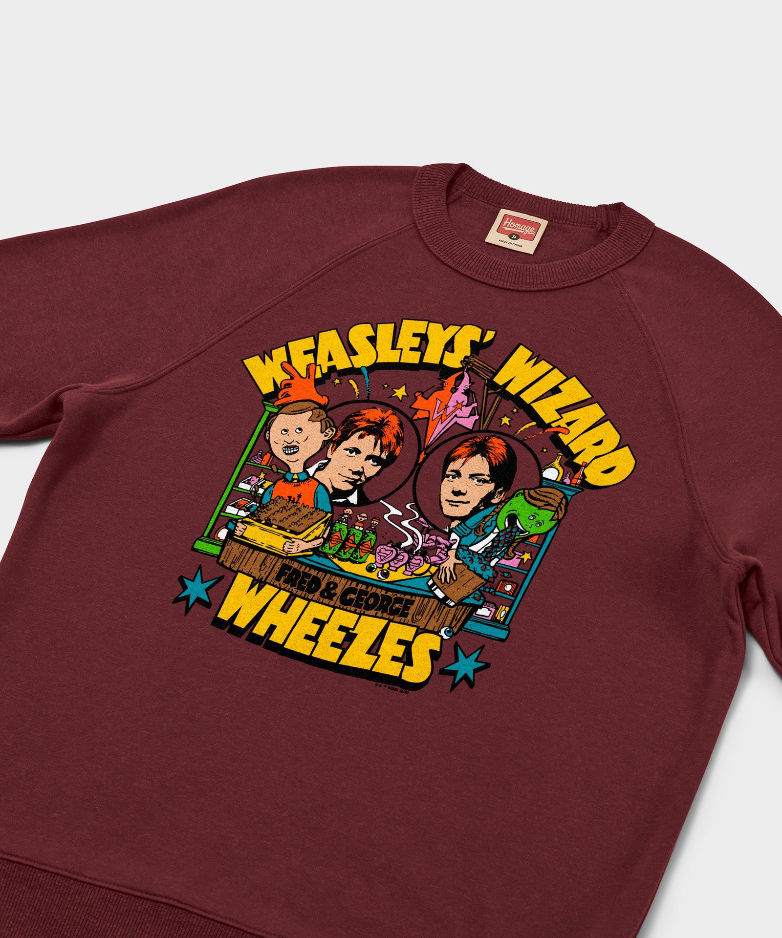 fred and george weasley crewneck
