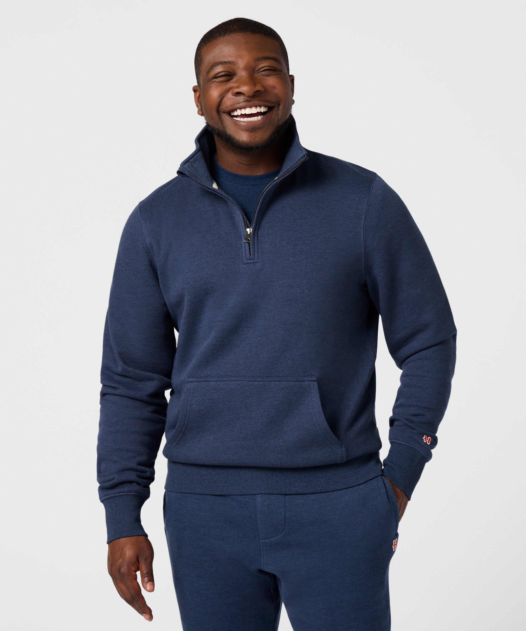 Go-To Quarter Zip Pullover Navy