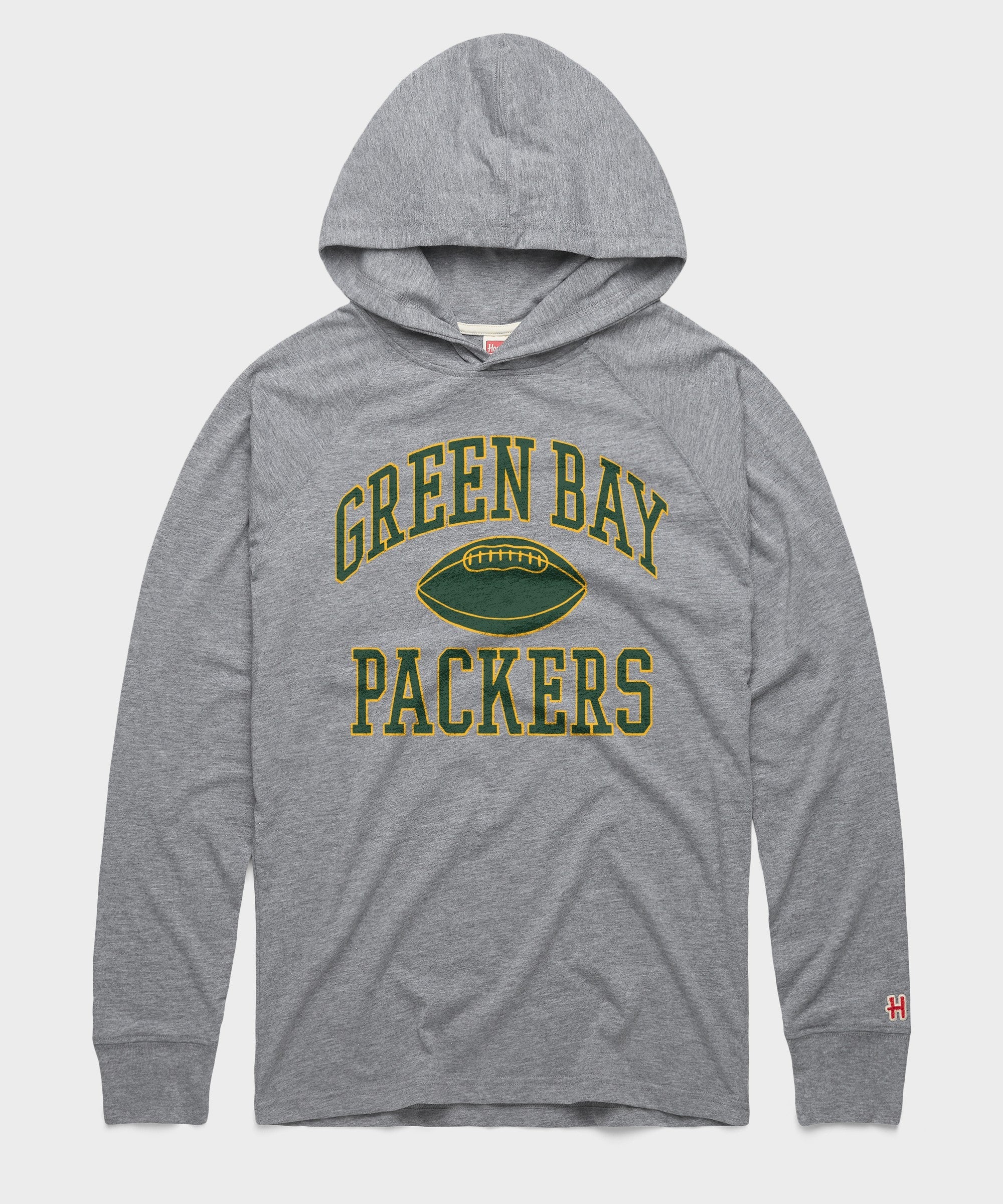 Green Bay Packers Gridiron Lightweight Hoodie