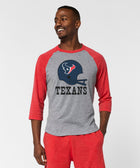 houston texans big helmet raglan