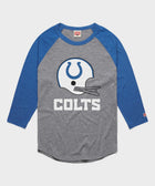 indianapolis colts big helmet raglan