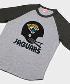 jacksonville jaguars big helmet raglan