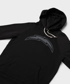 los angeles chargers '20 blackout hoodie