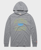 los angeles chargers gridiron lightweight hoodie