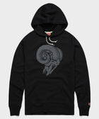 los angeles rams '66 blackout hoodie