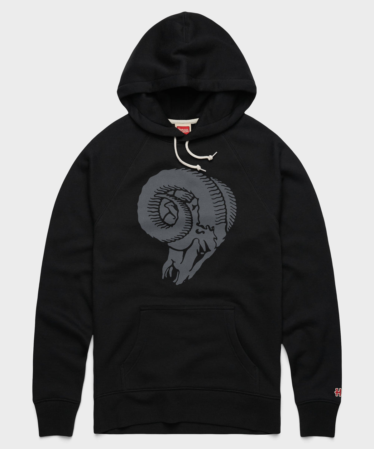 los angeles rams '66 blackout hoodie
