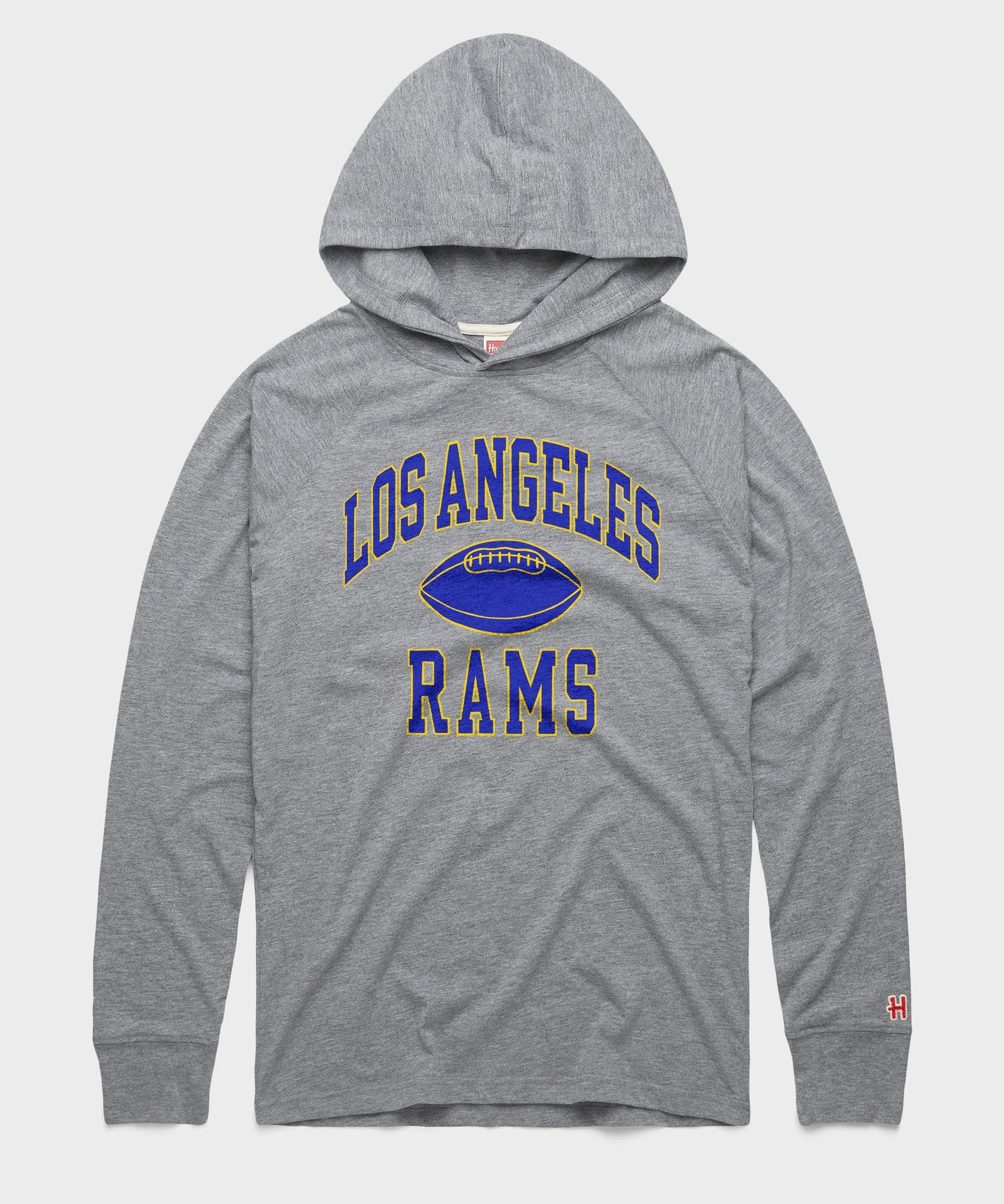 los angeles rams gridiron lightweight hoodie