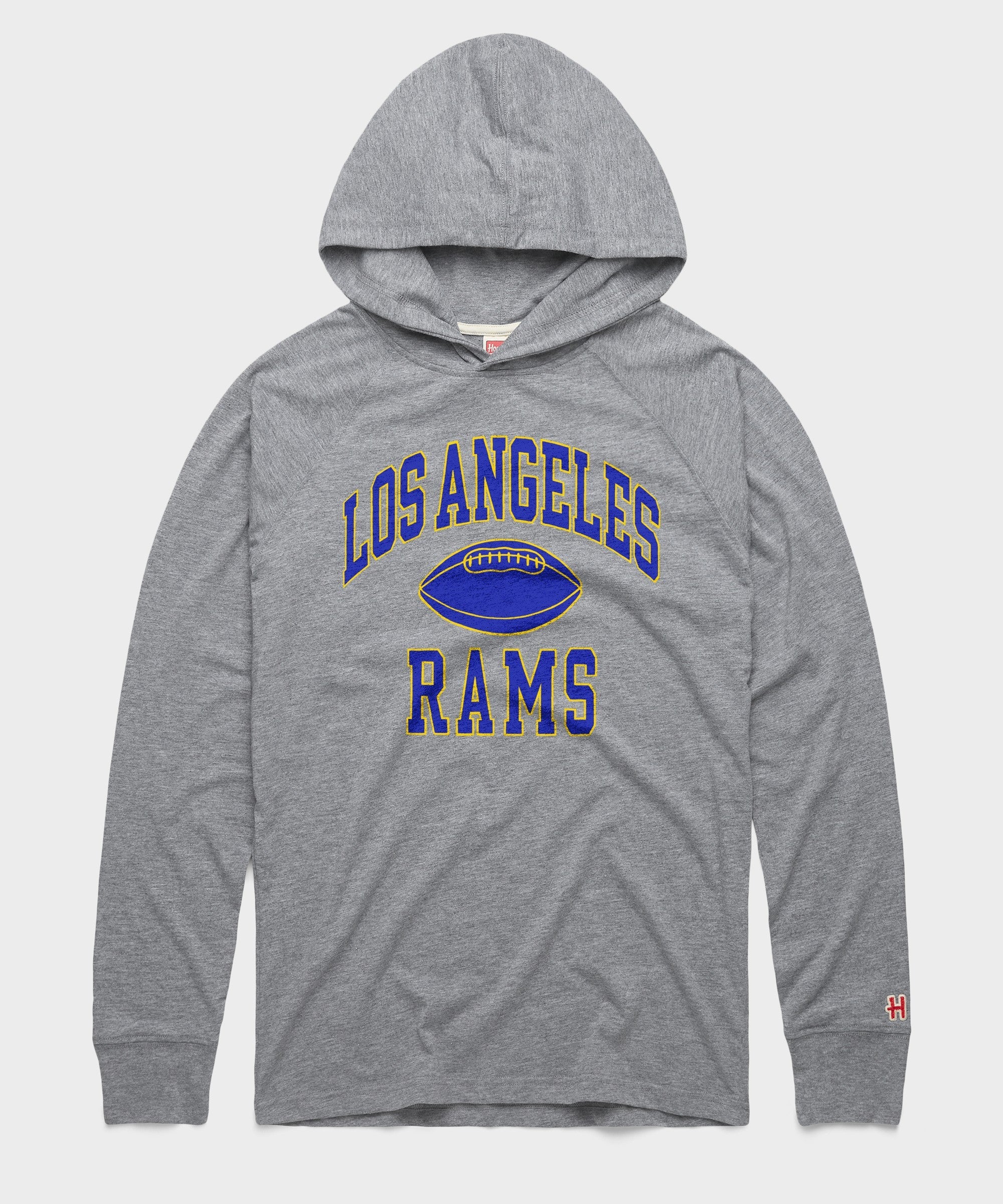 los angeles rams gridiron lightweight hoodie