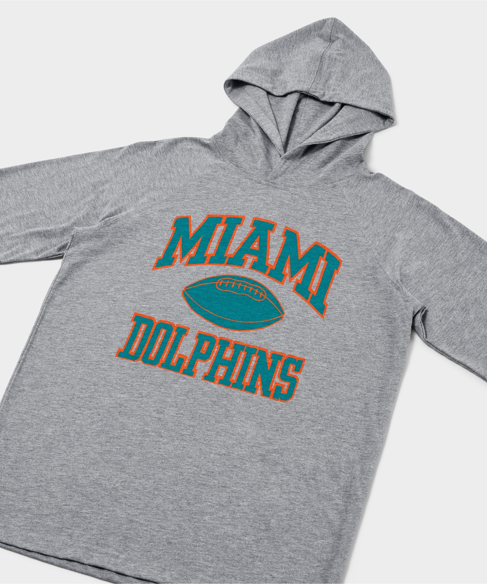 miami dolphins gridiron lightweight hoodie