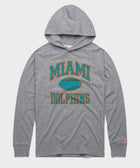 miami dolphins gridiron lightweight hoodie