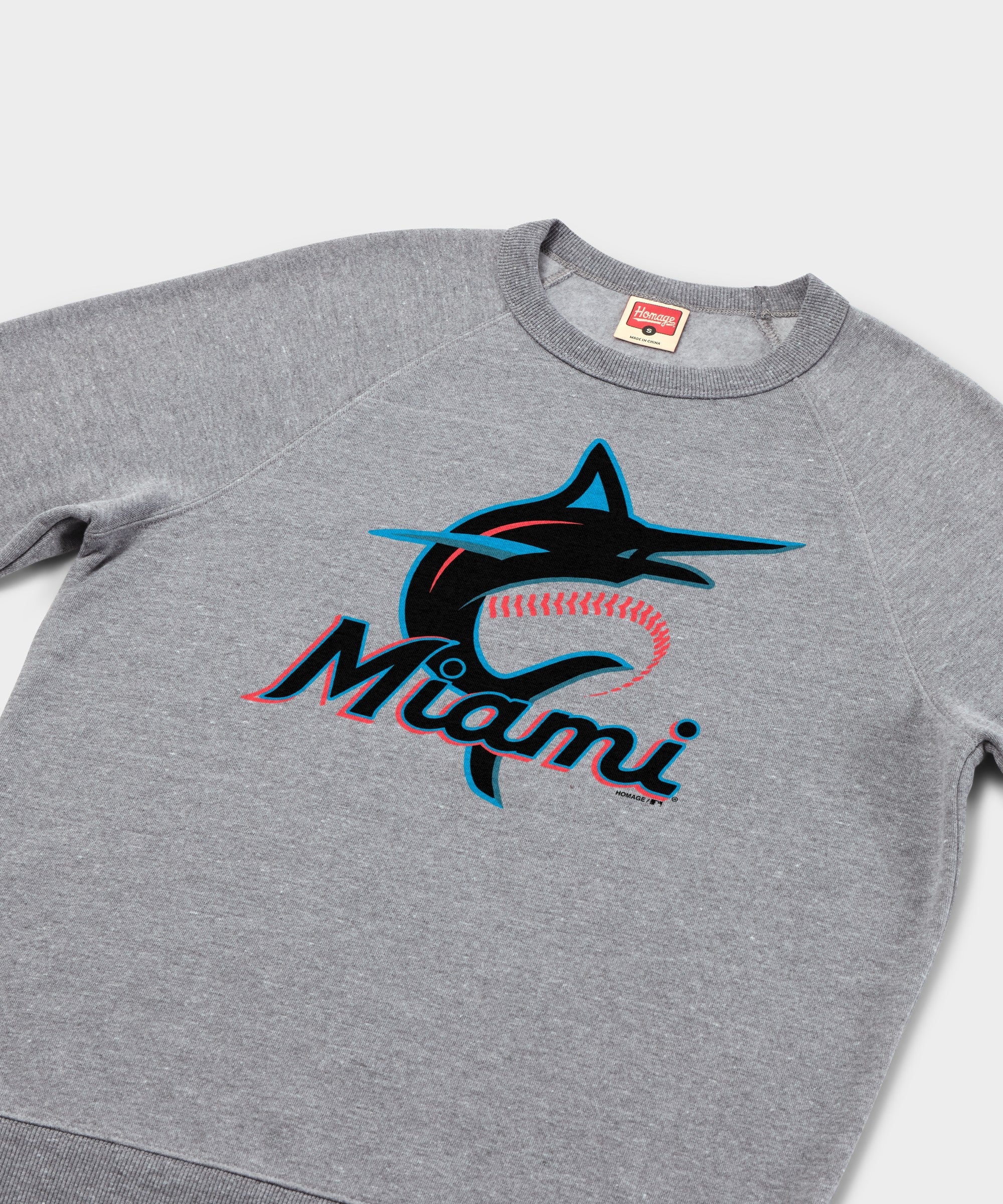 miami marlins '19 crewneck