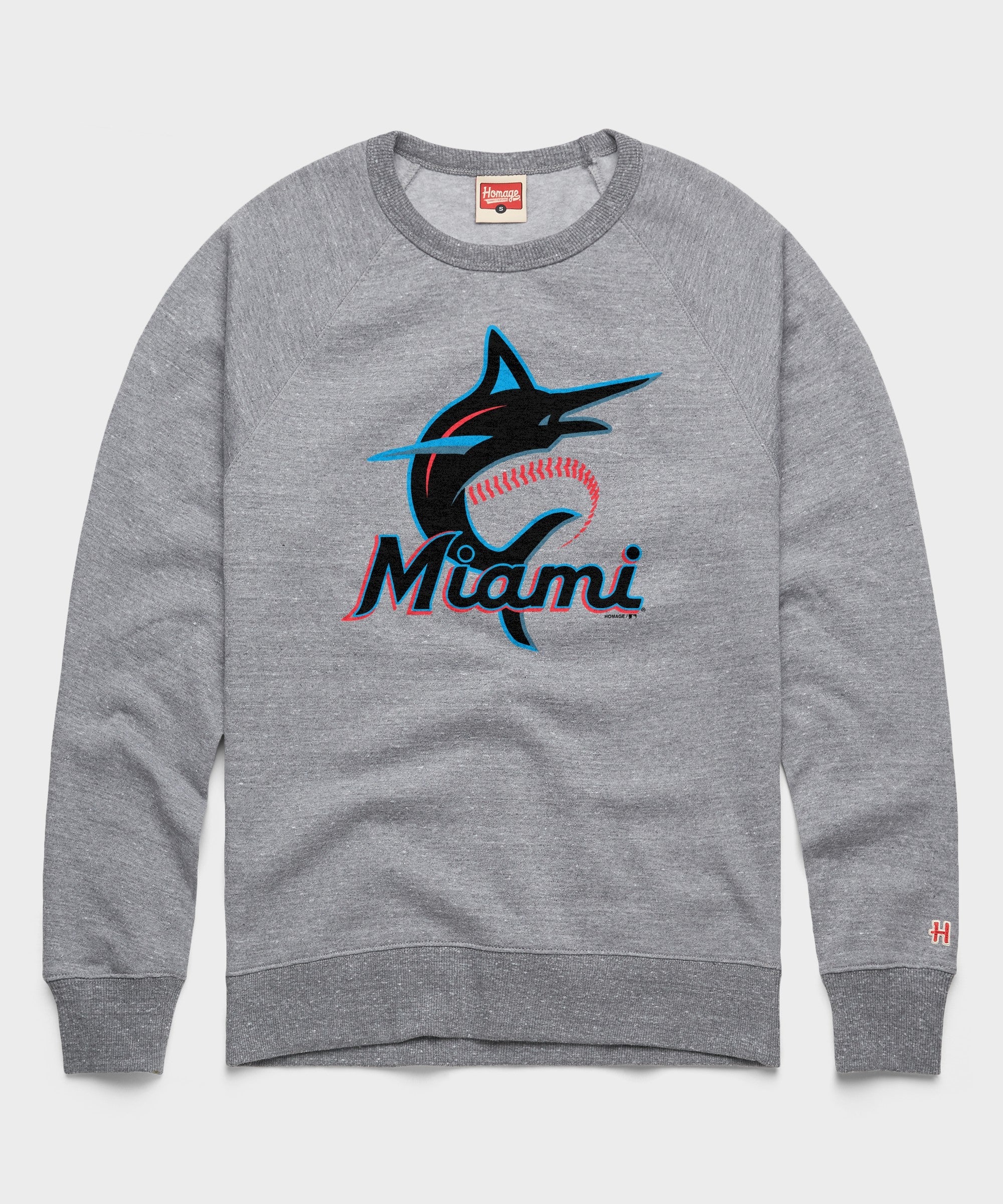 miami marlins '19 crewneck