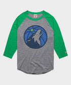 minnesota timberwolves logo raglan