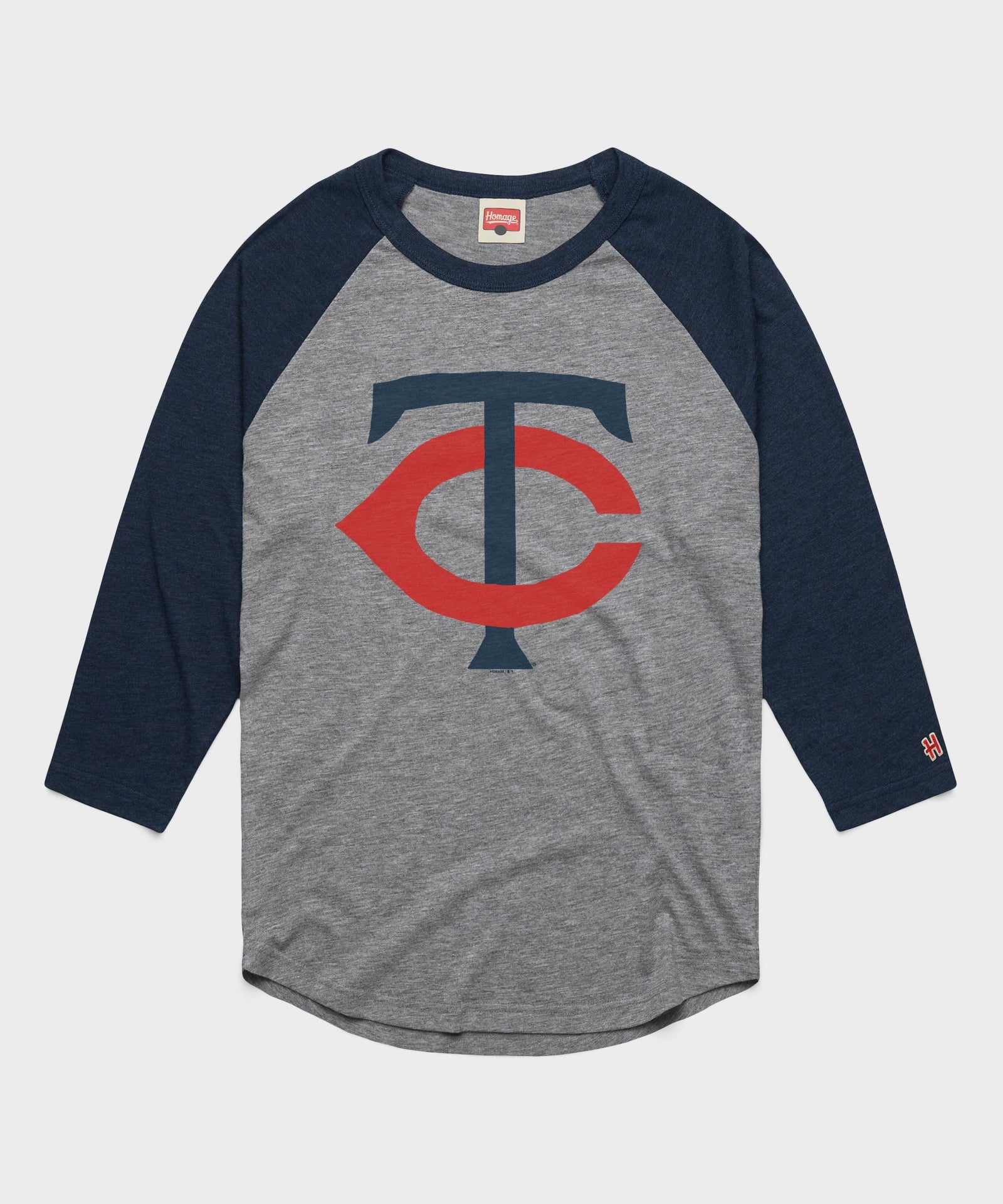 minnesota twins alt logo '61 raglan