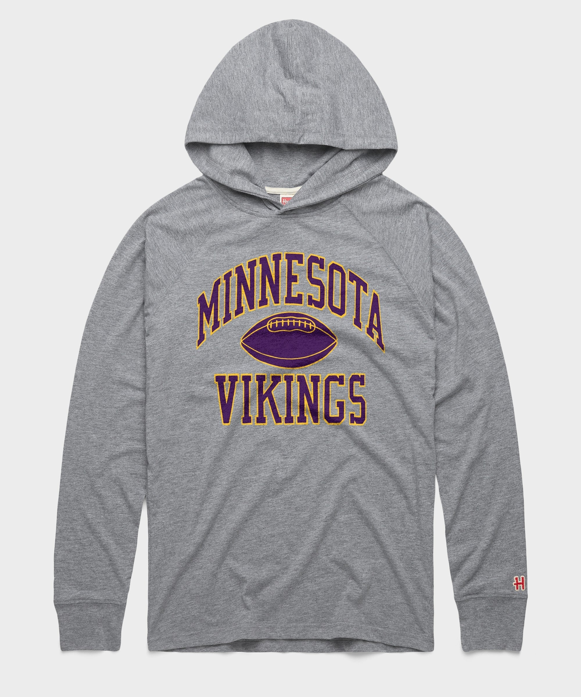 minnesota vikings gridiron lightweight hoodie