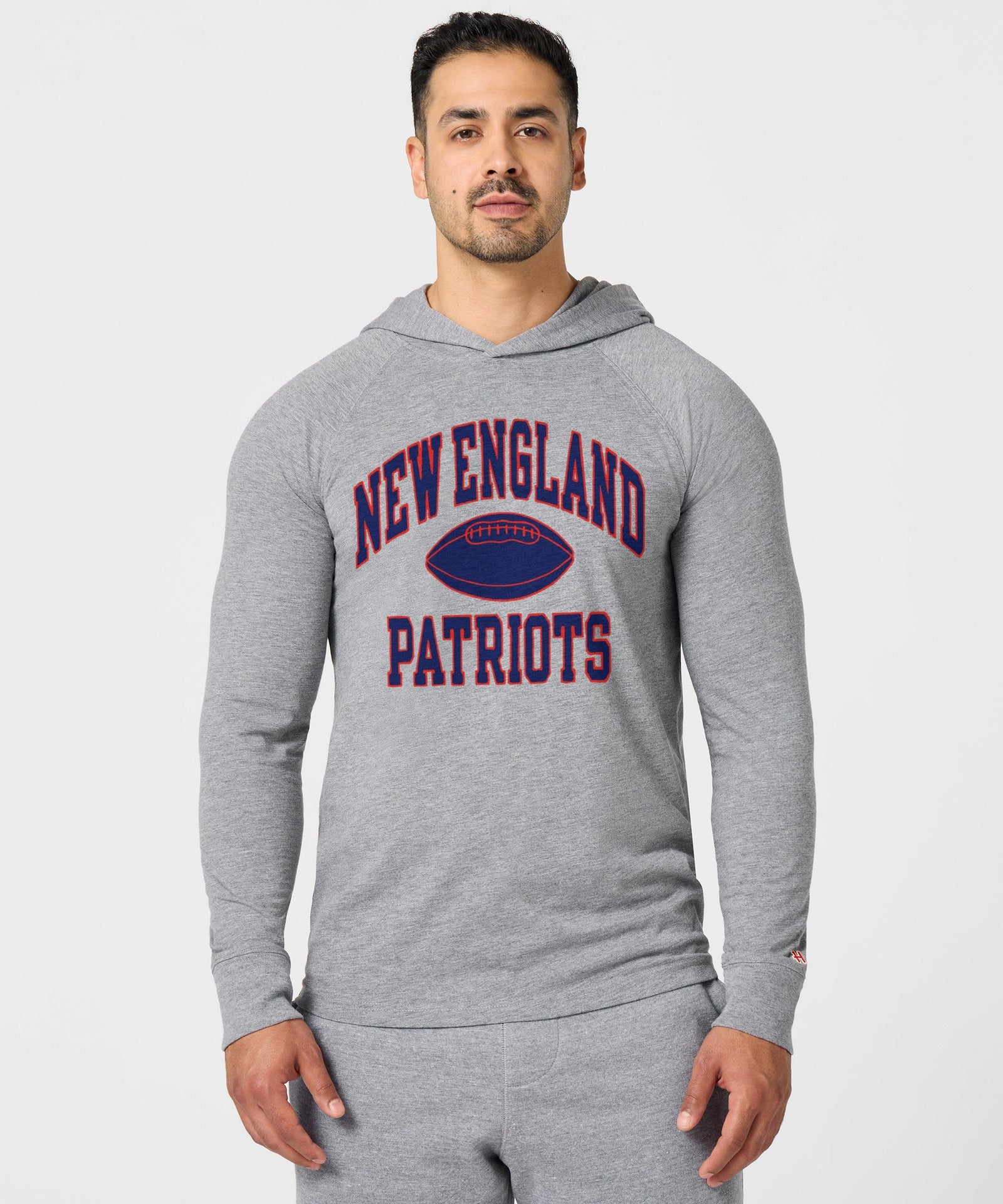 new england patriots gridiron lightweight hoodie