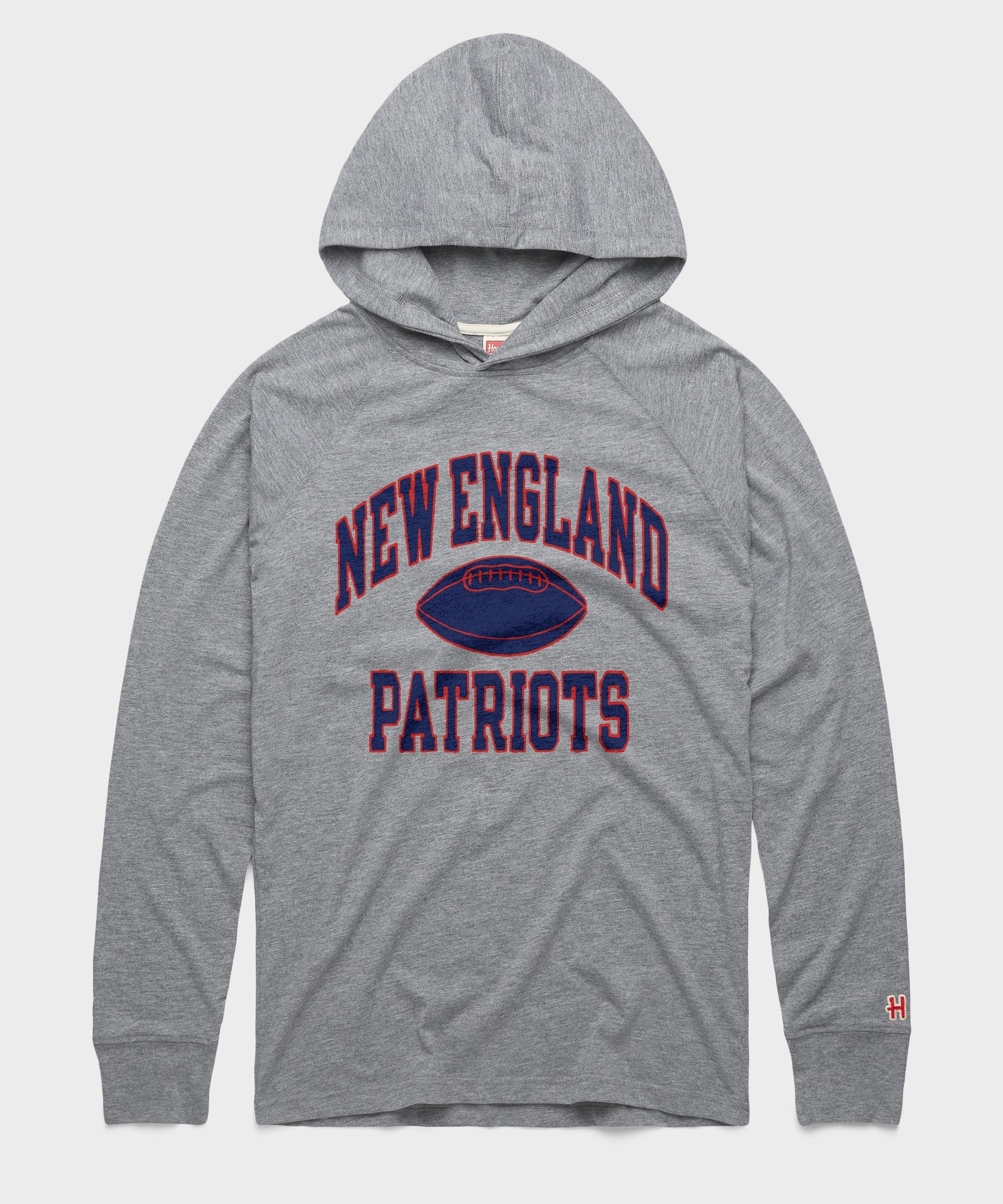 new england patriots gridiron lightweight hoodie