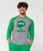 new york jets big helmet raglan