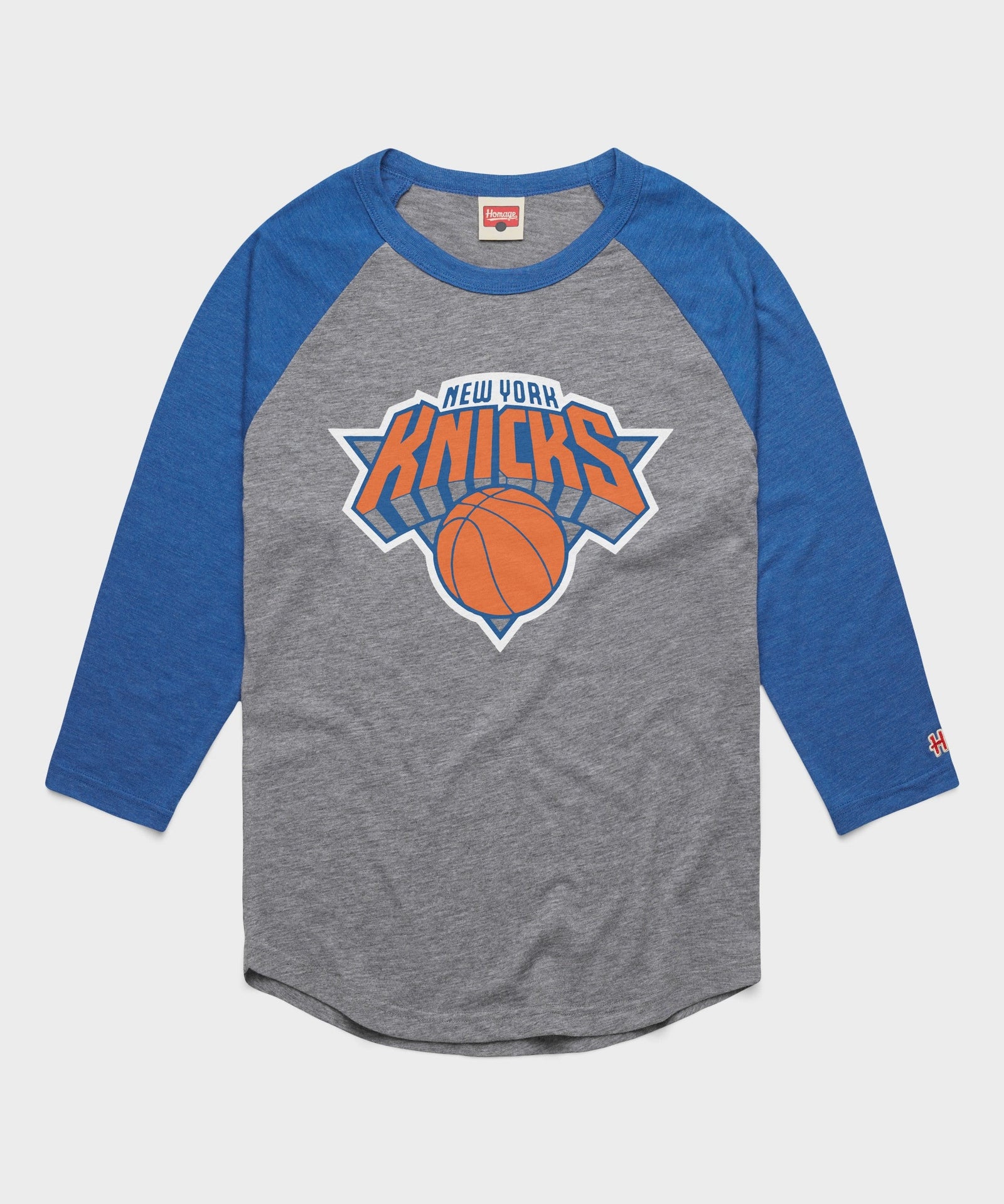 new york knicks logo raglan