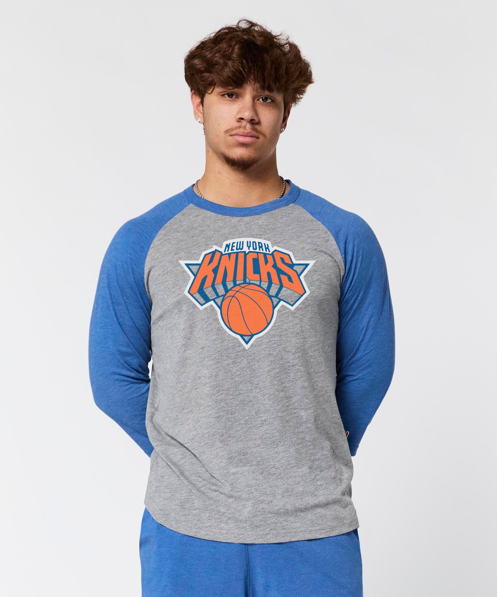 new york knicks logo raglan