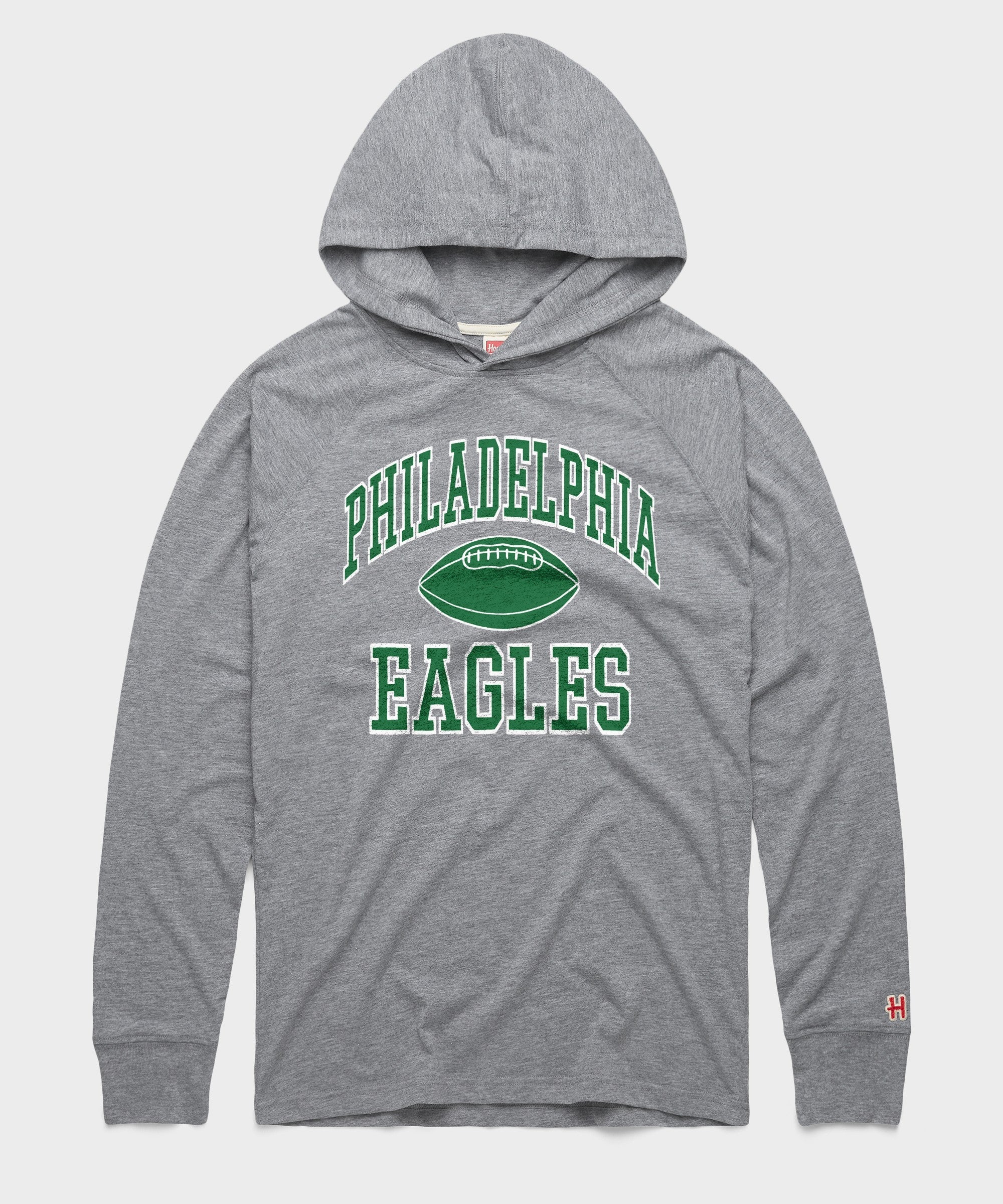 philadelphia eagles gridiron lightweight hoodie