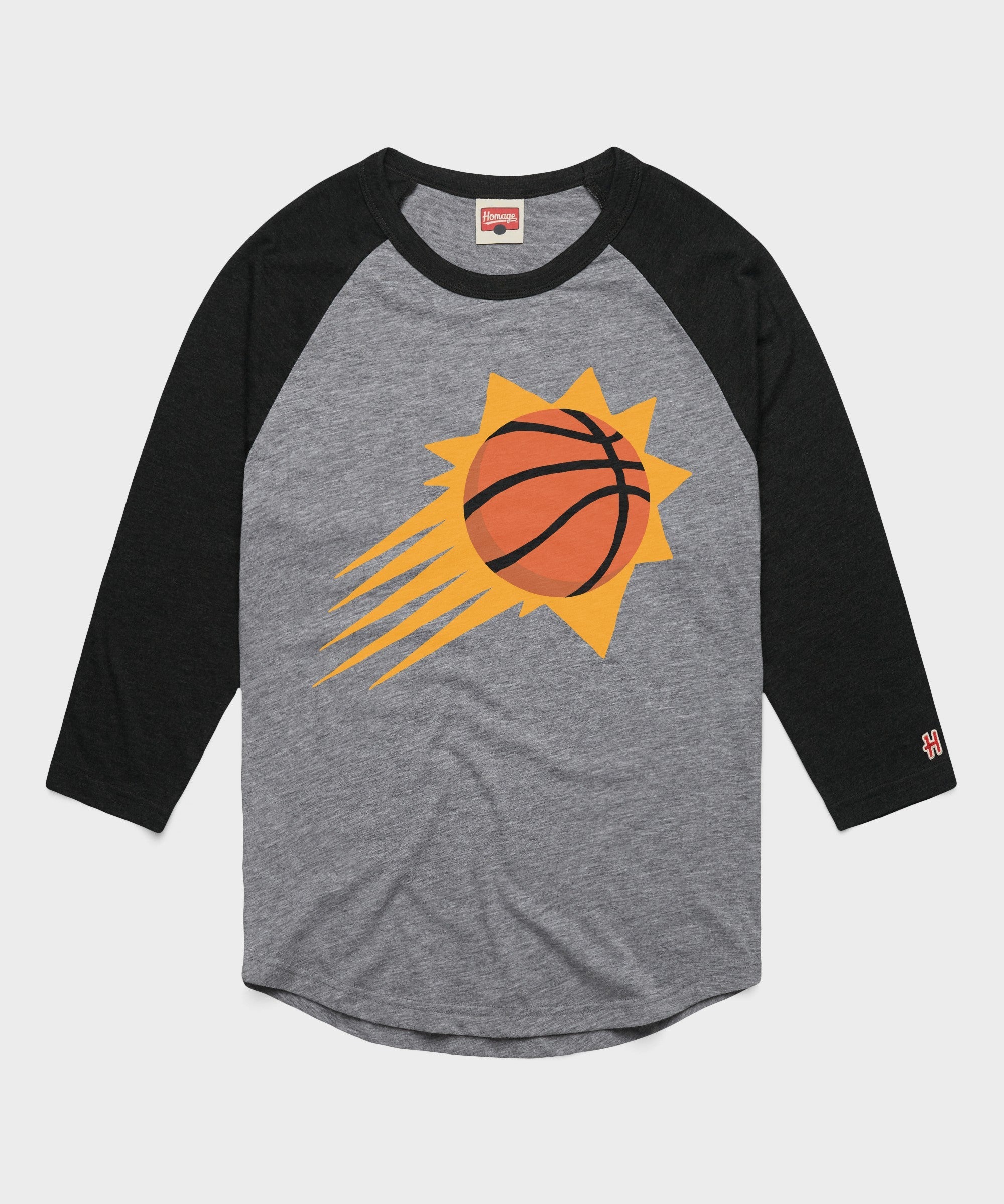 phoenix suns logo raglan