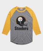 pittsburgh steelers big helmet raglan