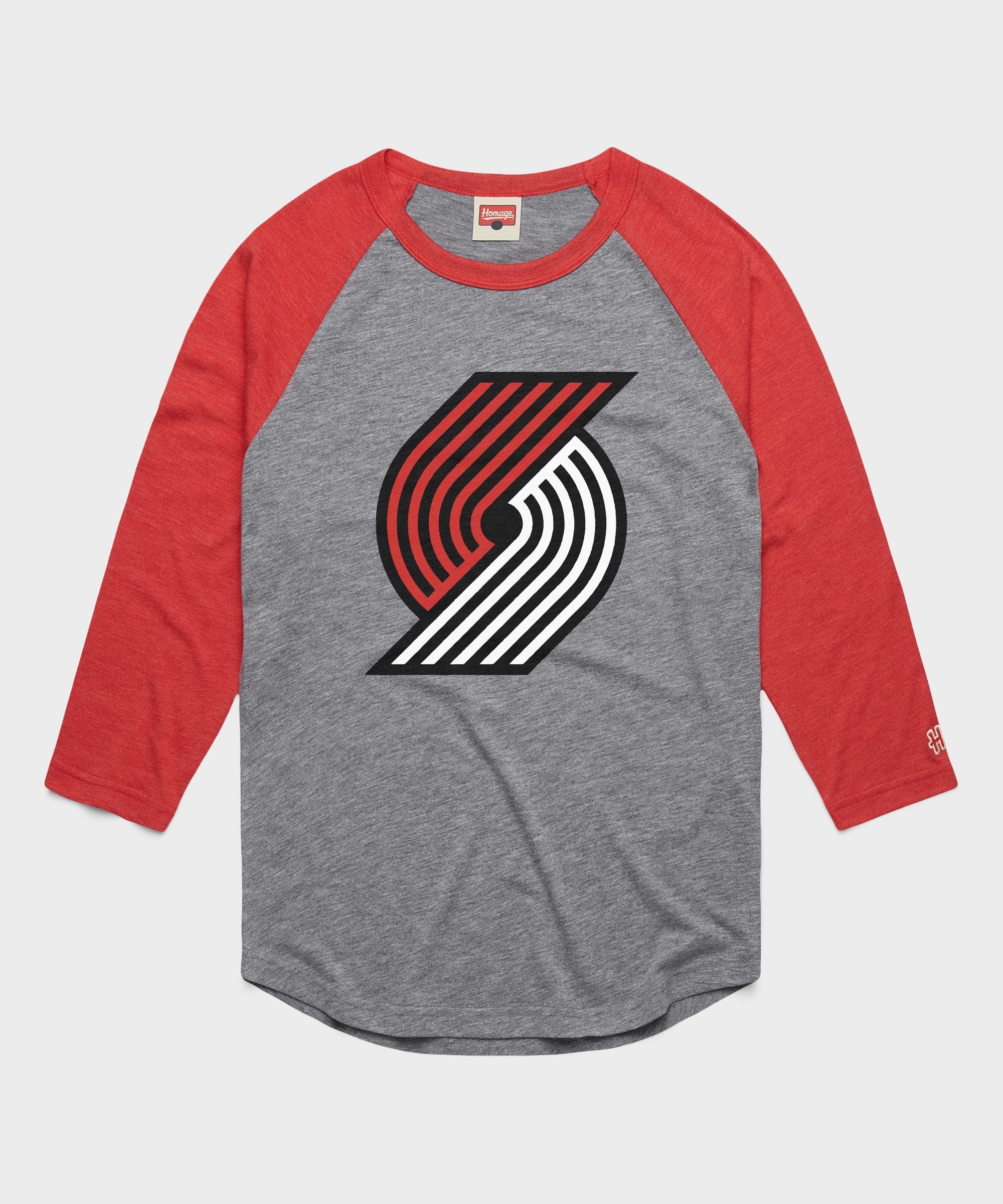 portland trail blazers logo raglan