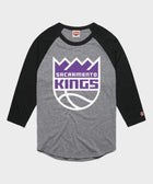 sacramento kings logo raglan