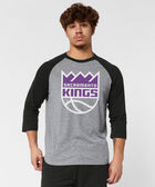 sacramento kings logo raglan