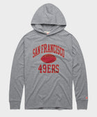 san francisco 49ers gridiron lightweight hoodie