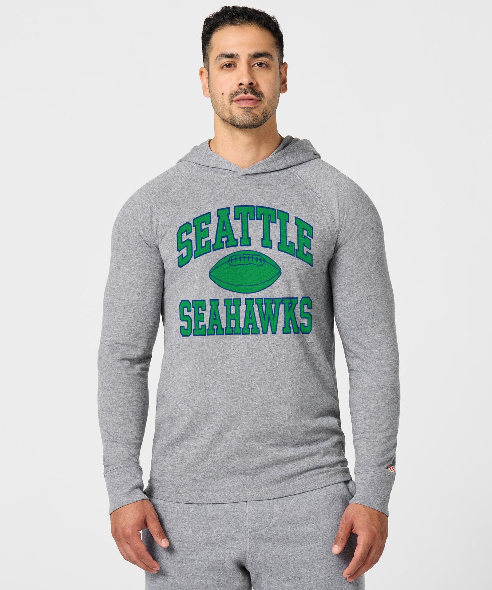 seattle seahawks gridiron lightweight hoodie