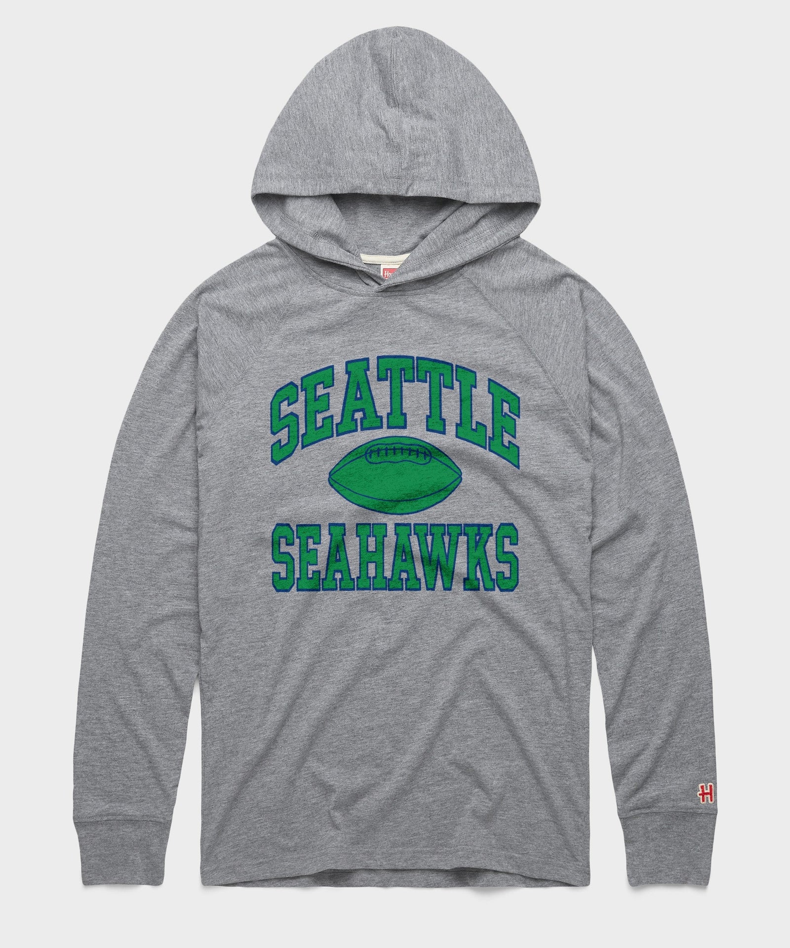 seattle seahawks gridiron lightweight hoodie