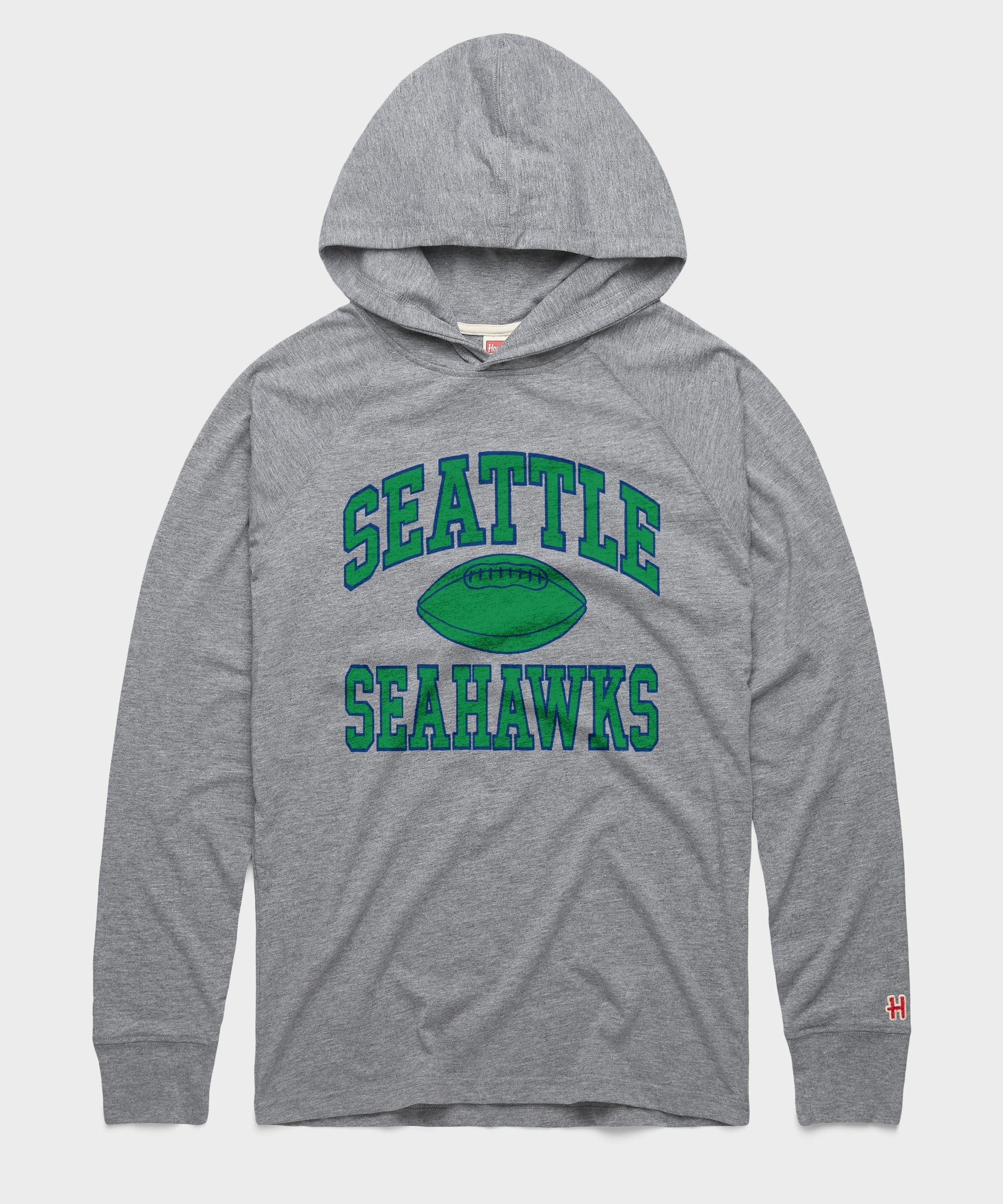 seattle seahawks gridiron lightweight hoodie