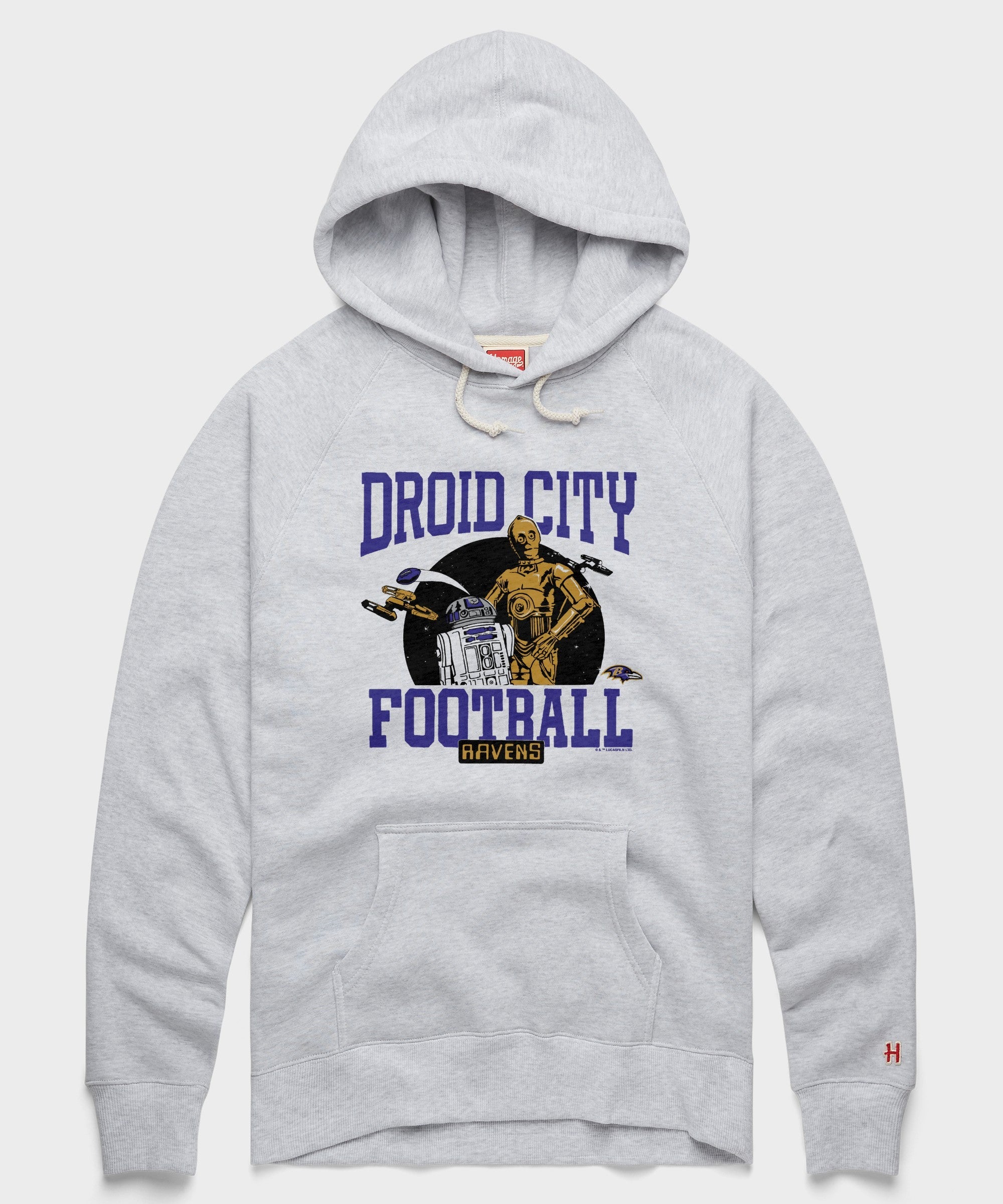 star wars x baltimore ravens light side hoodie
