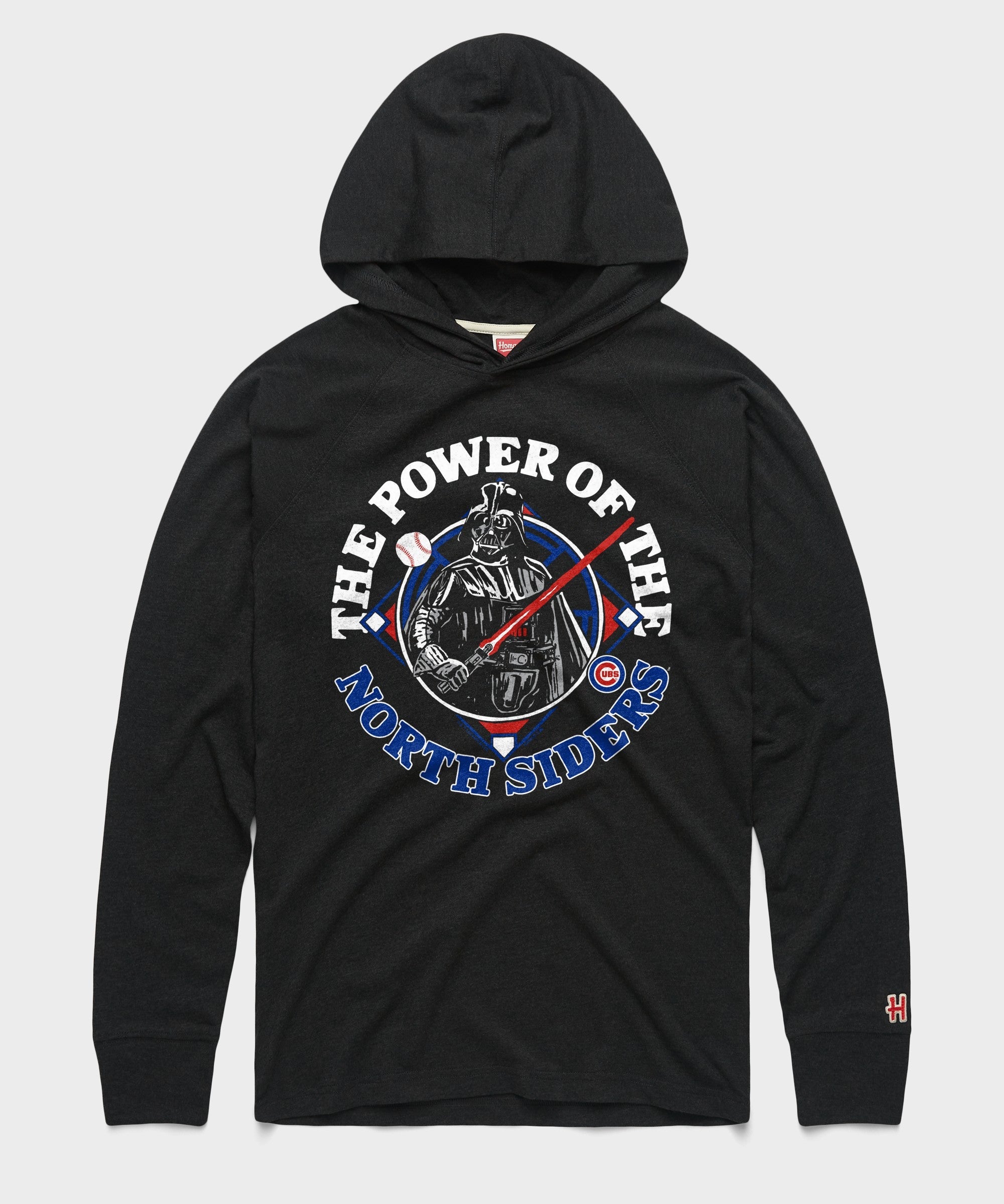 star wars x chicago cubs dark side lightweight hoodie