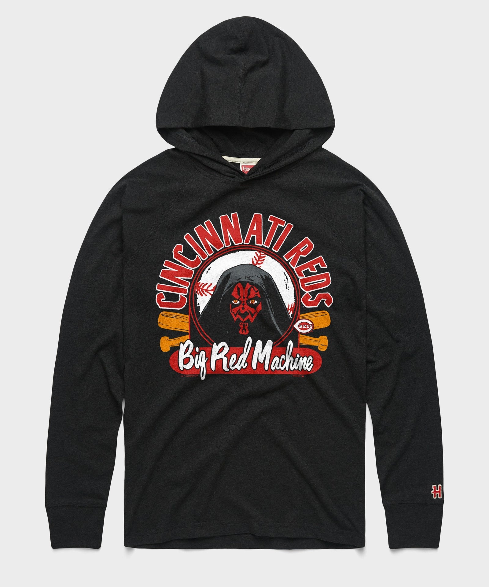 star wars x cincinnati reds dark side lightweight hoodie