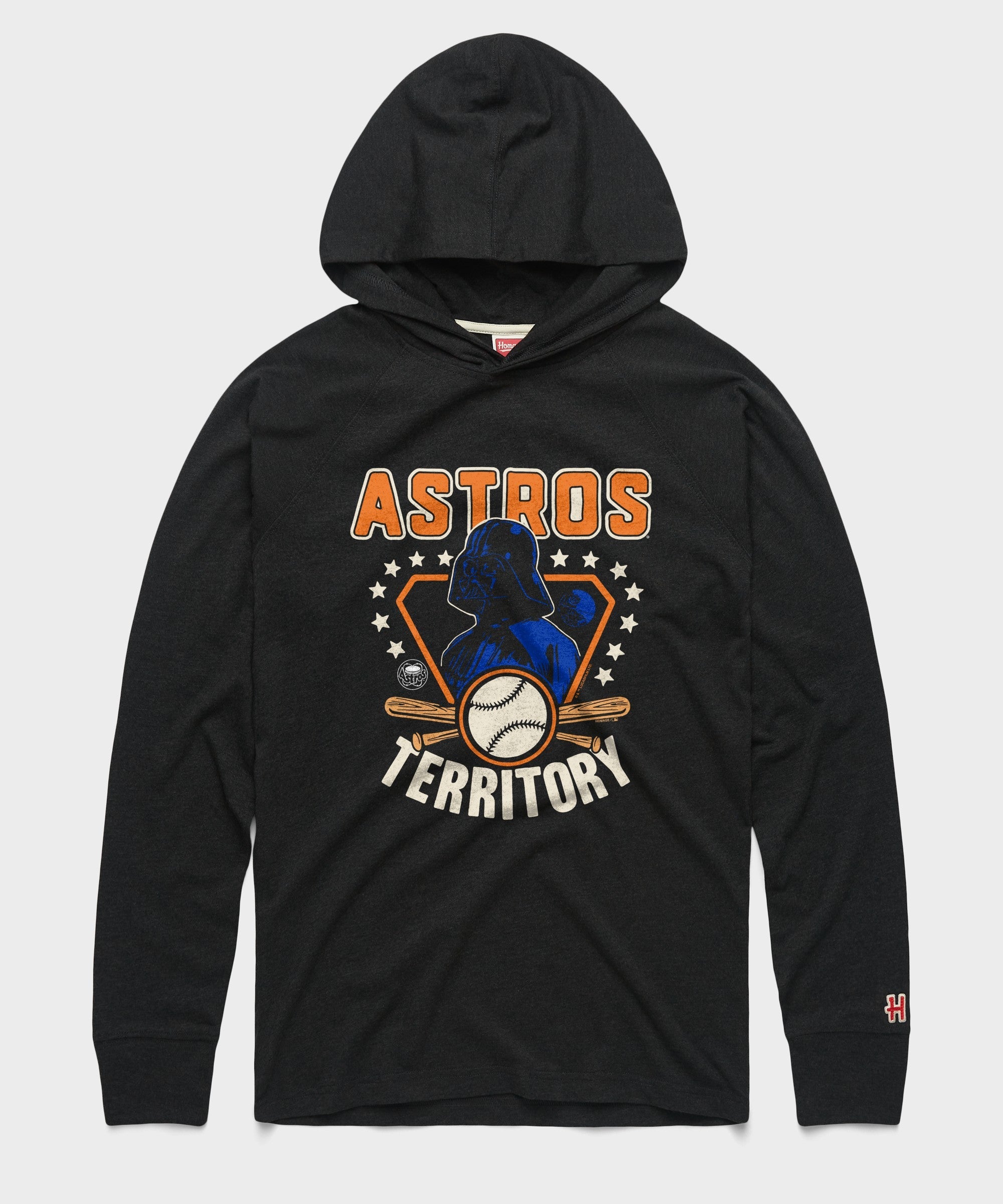 star wars x houston astros dark side lightweight hoodie
