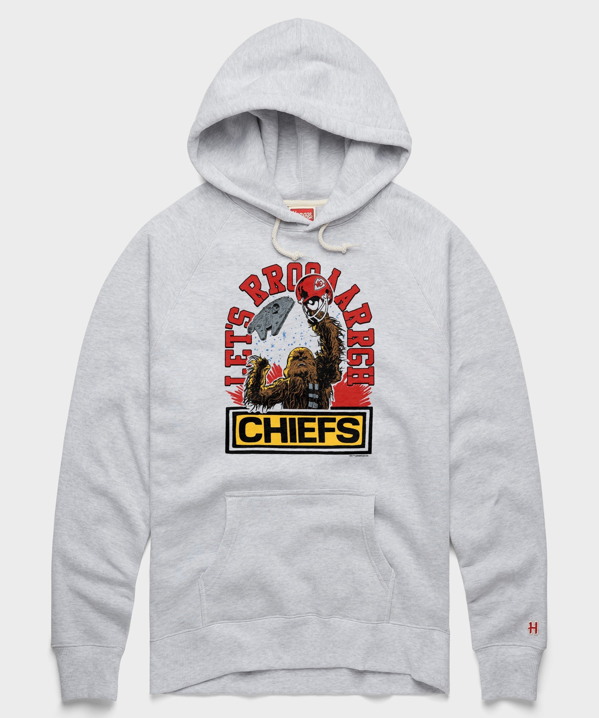 star wars x kansas city chiefs light side hoodie