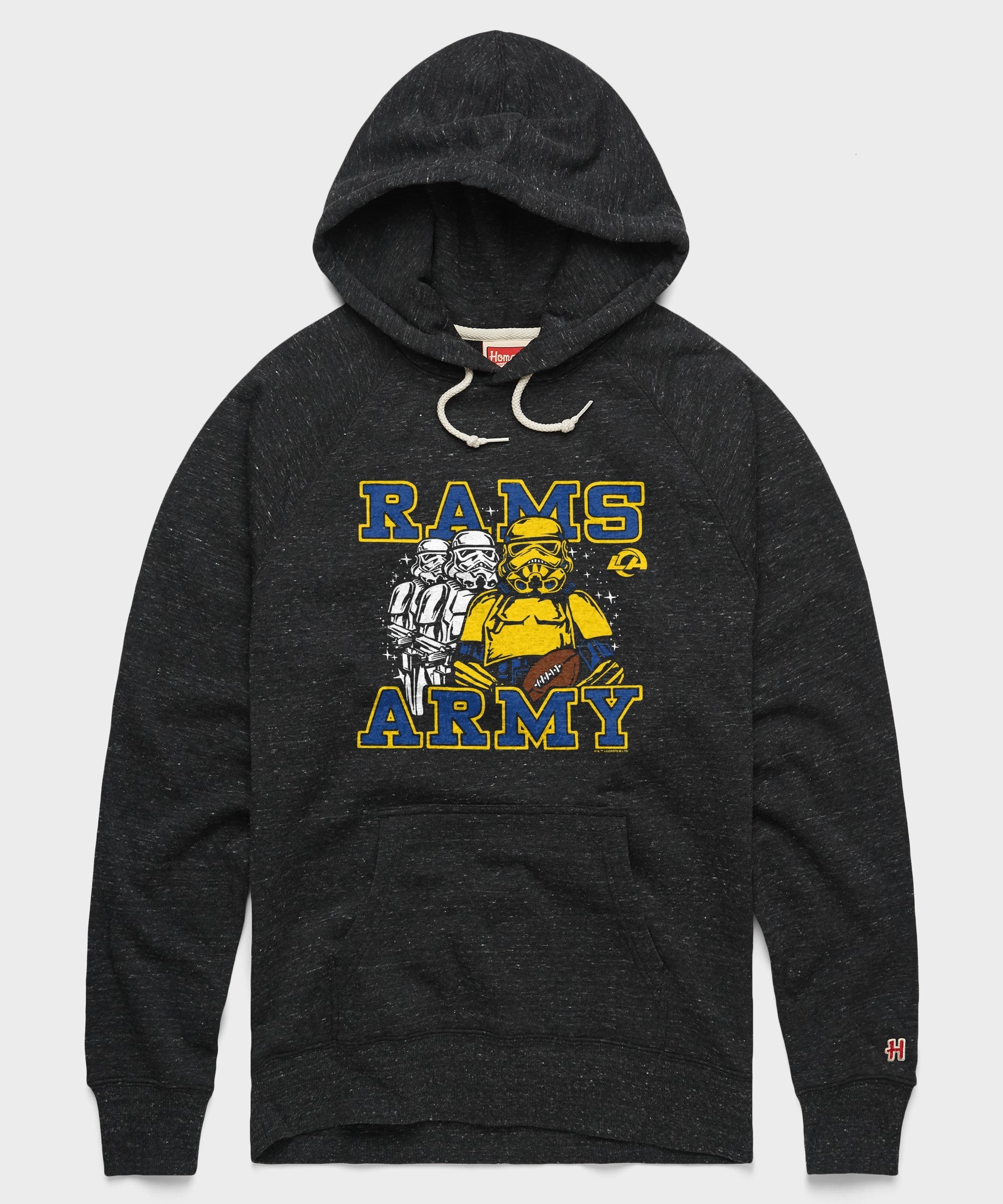 star wars x los angeles rams dark side hoodie