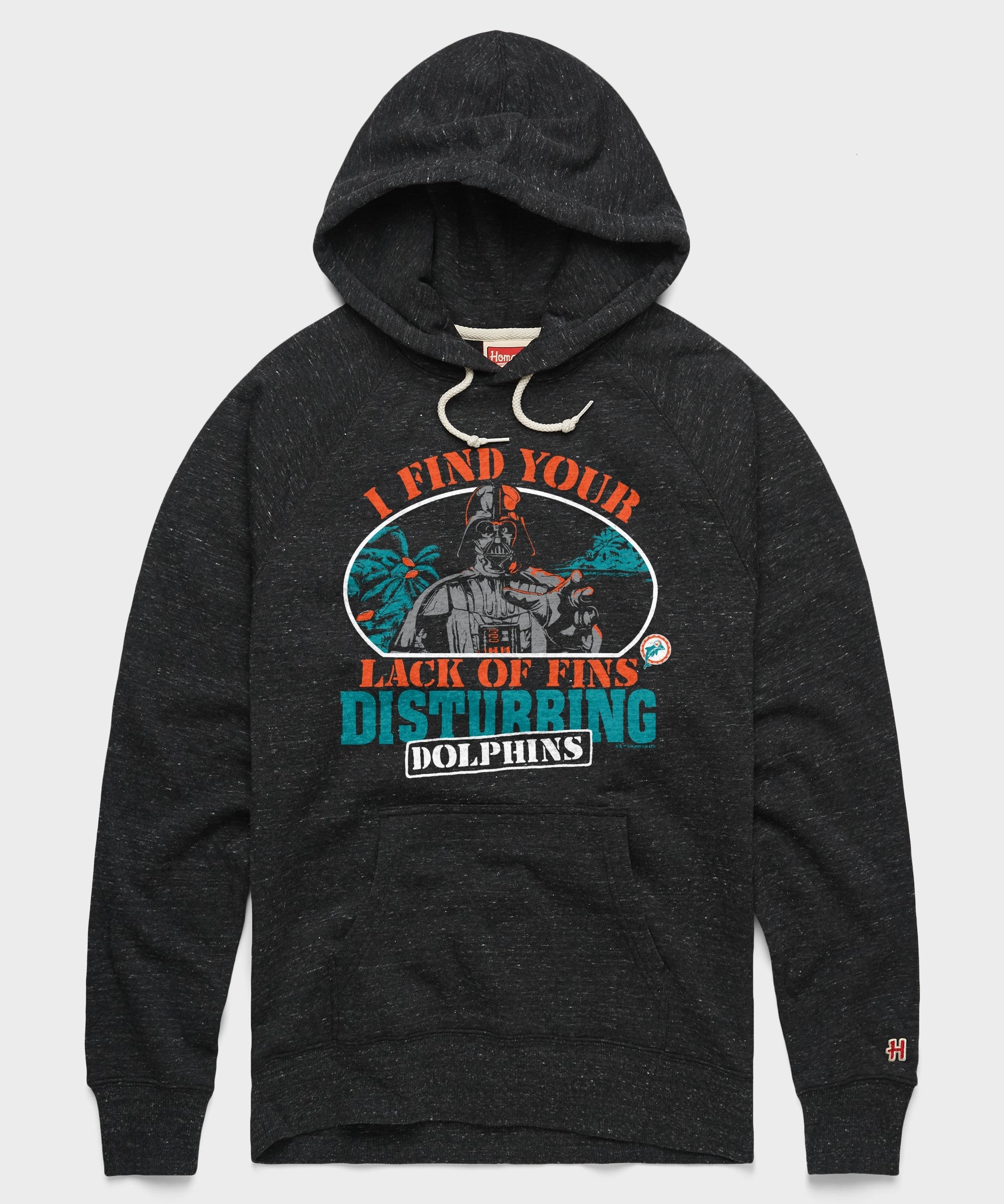 star wars x miami dolphins dark side hoodie
