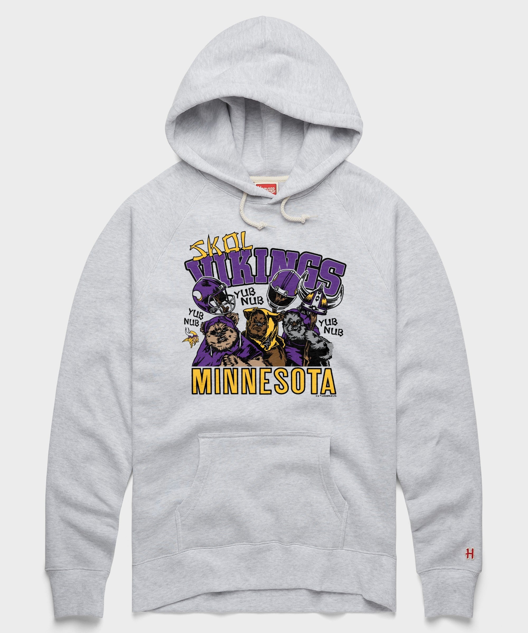 Star Wars x Minnesota Vikings Light Side Hoodie Ash