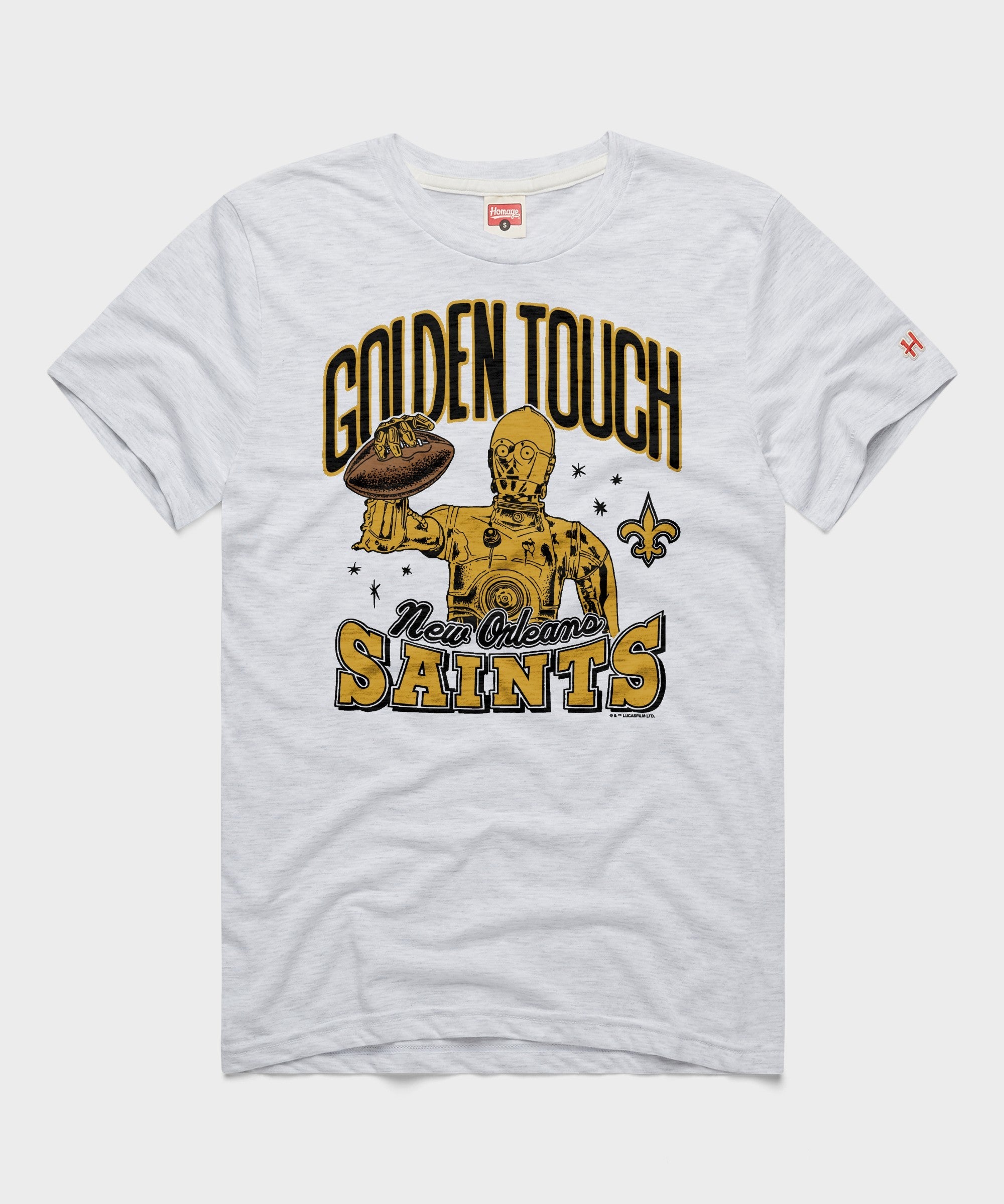 Star Wars x New Orleans Saints Light Side Ash