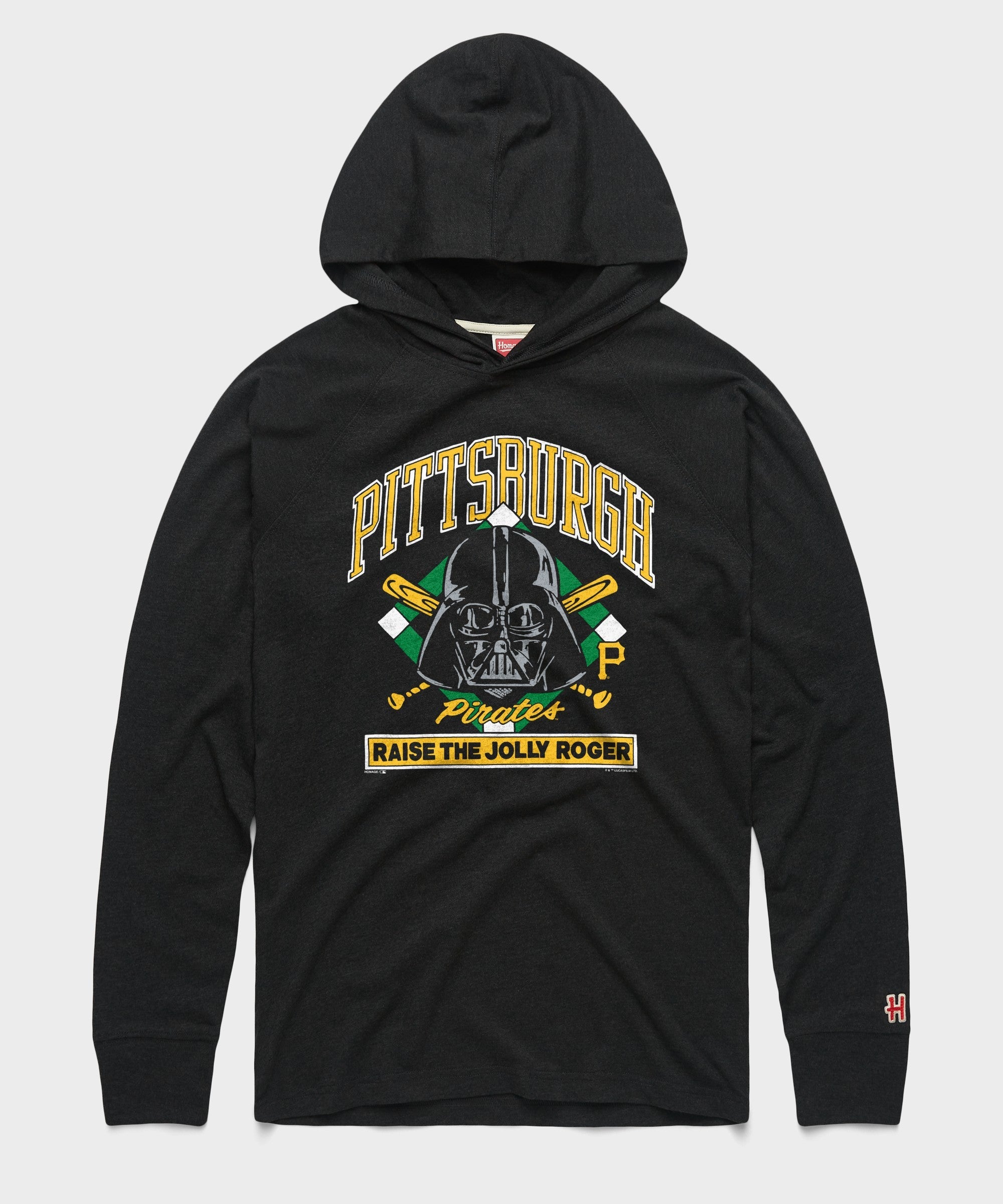 star wars x pittsburgh pirates dark side lightweight hoodie