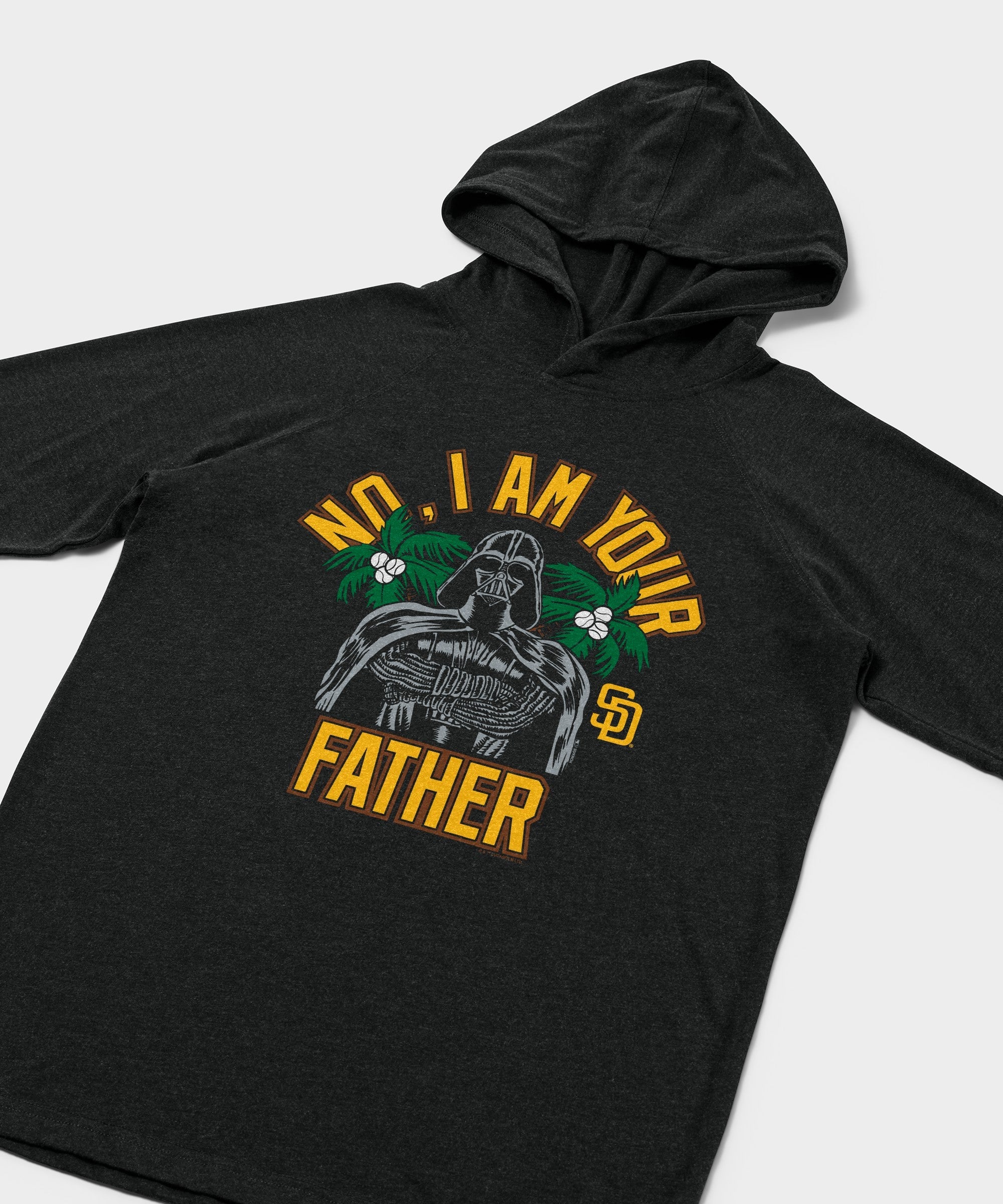 star wars x san diego padres dark side lightweight hoodie