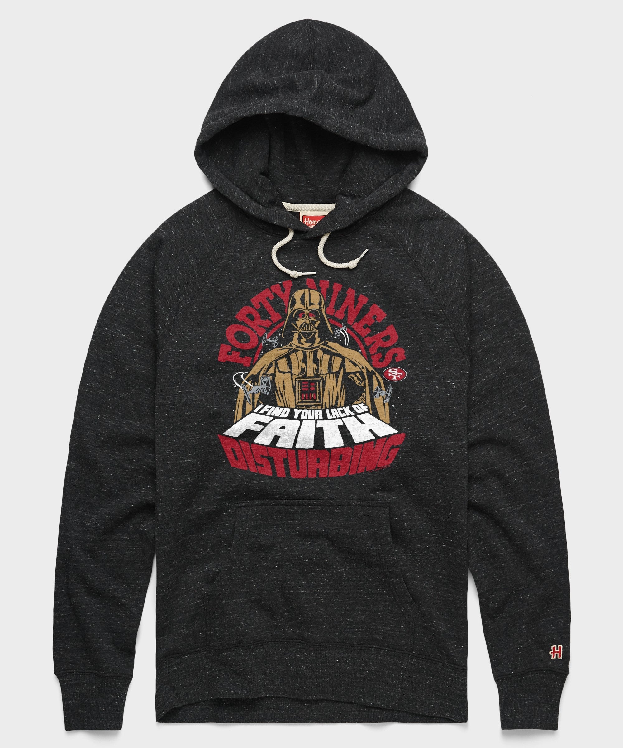 star wars x san francisco 49ers dark side hoodie