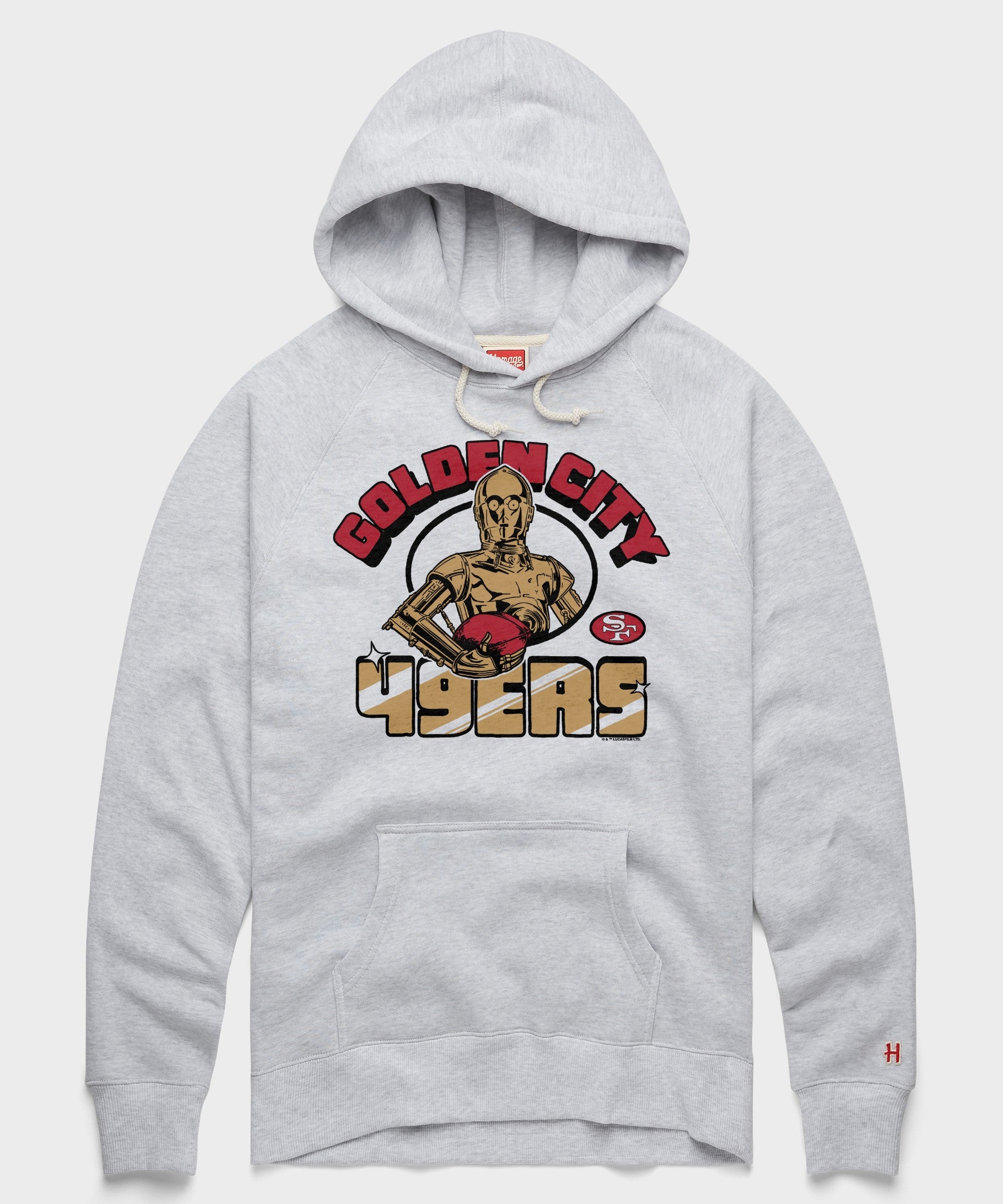 star wars x san francisco 49ers light side hoodie
