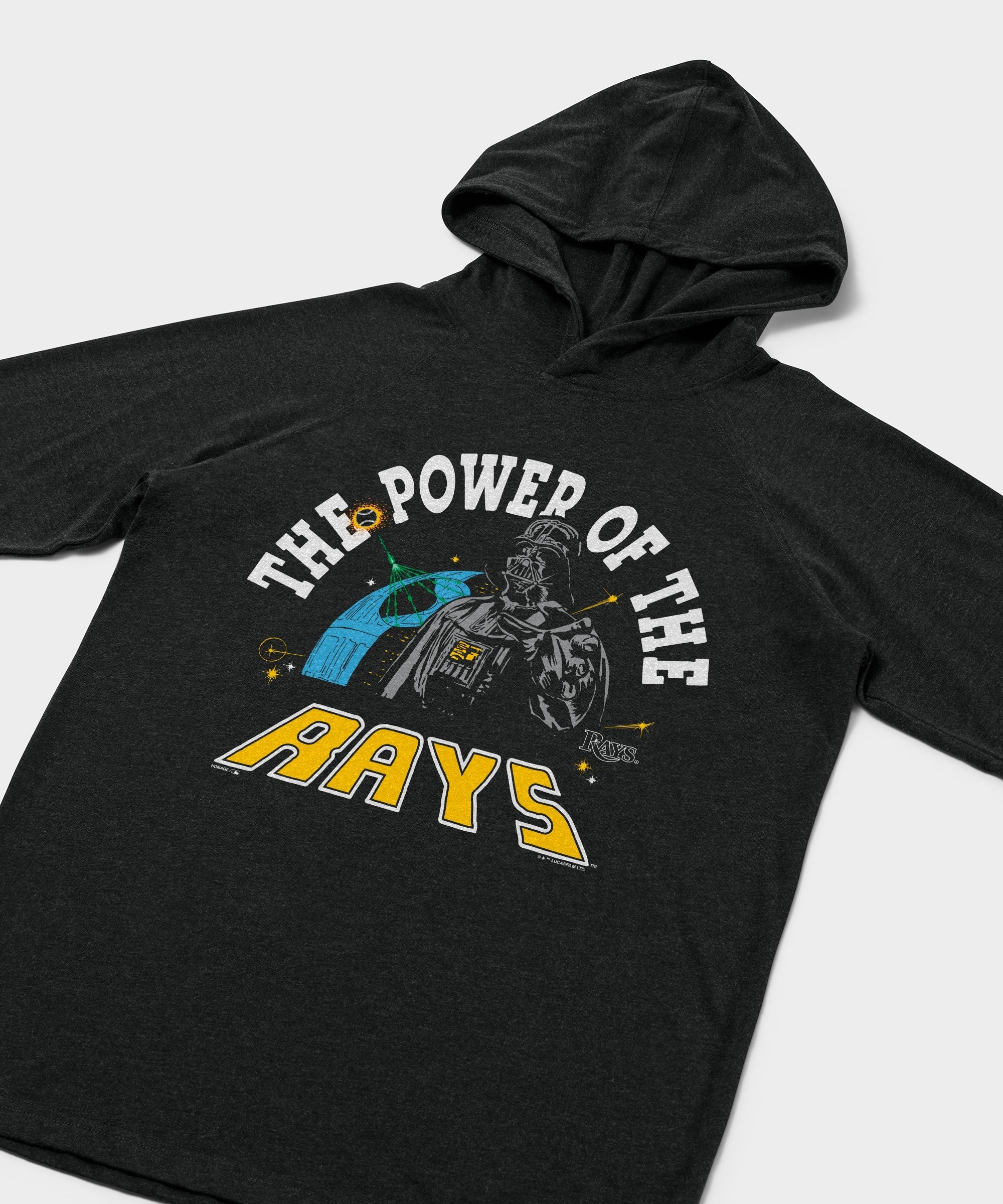 star wars x tampa bay rays dark side lightweight hoodie
