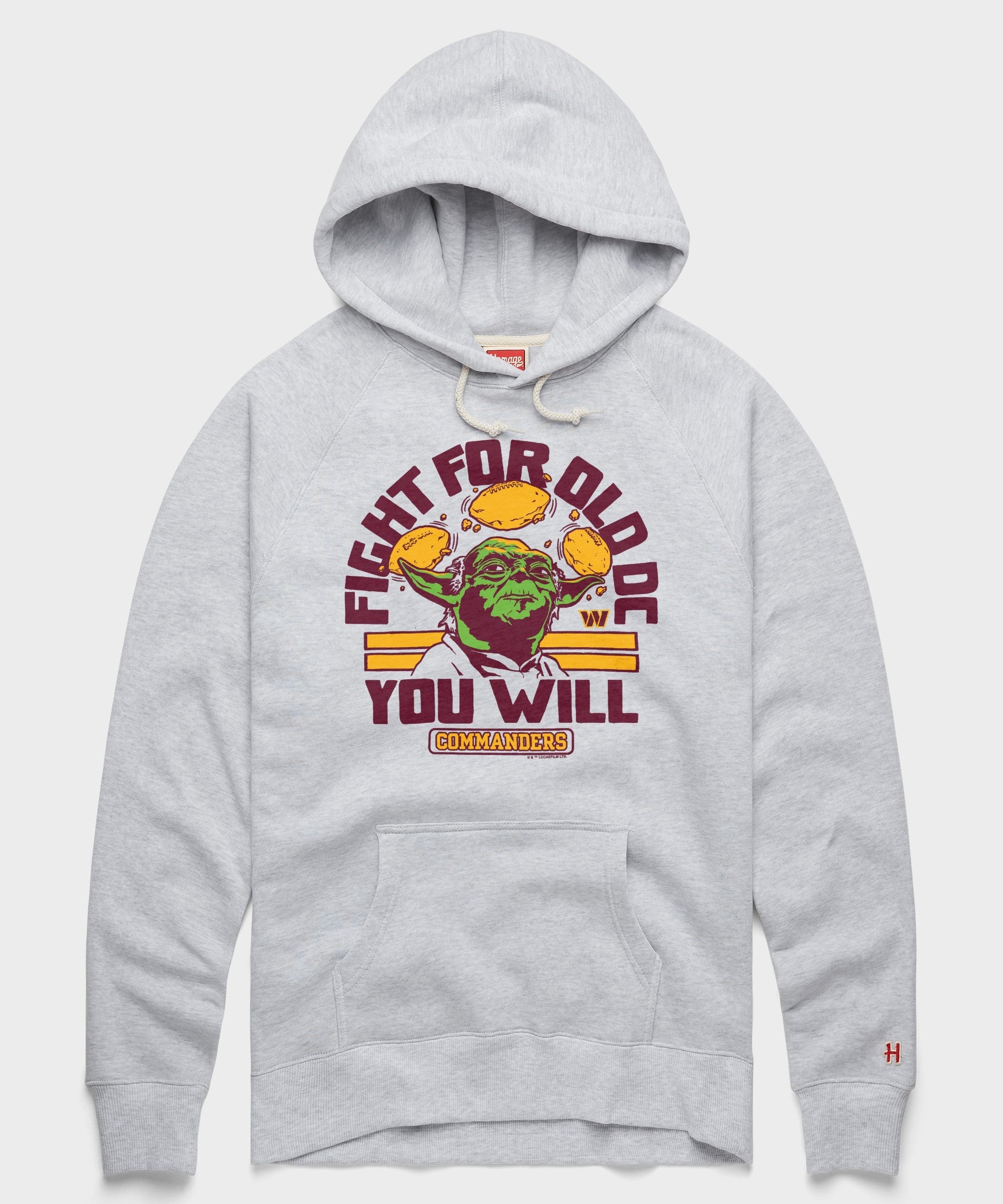 star wars x washington commanders light side hoodie